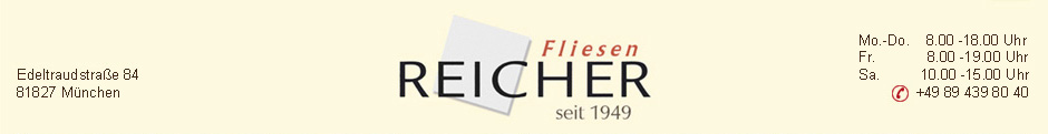 Fliesen Reicher - Trudering - M�nchen